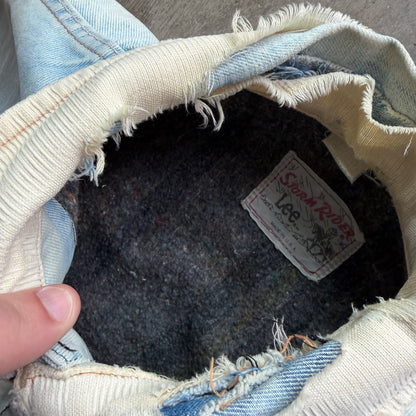 XL 1990s Lee Storm Rider Thrashed Denim Jacket