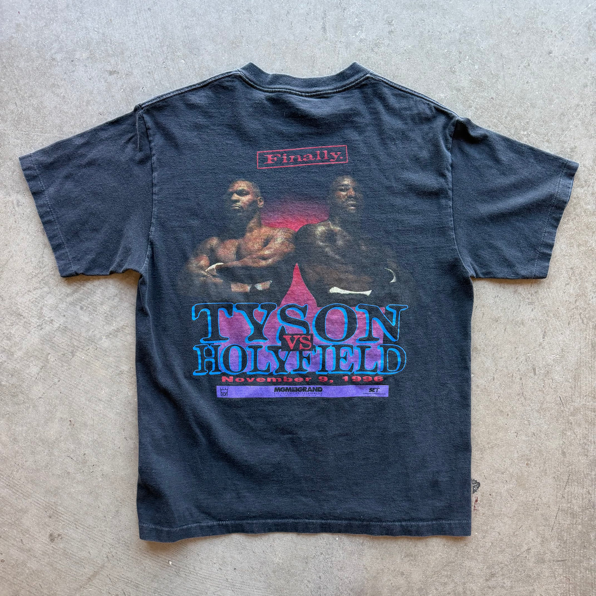 M 90s Tyson Holyfield Boxing Tee