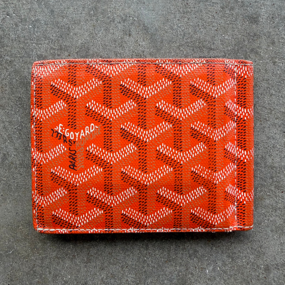 Goyard St Thomas Billfold Orange