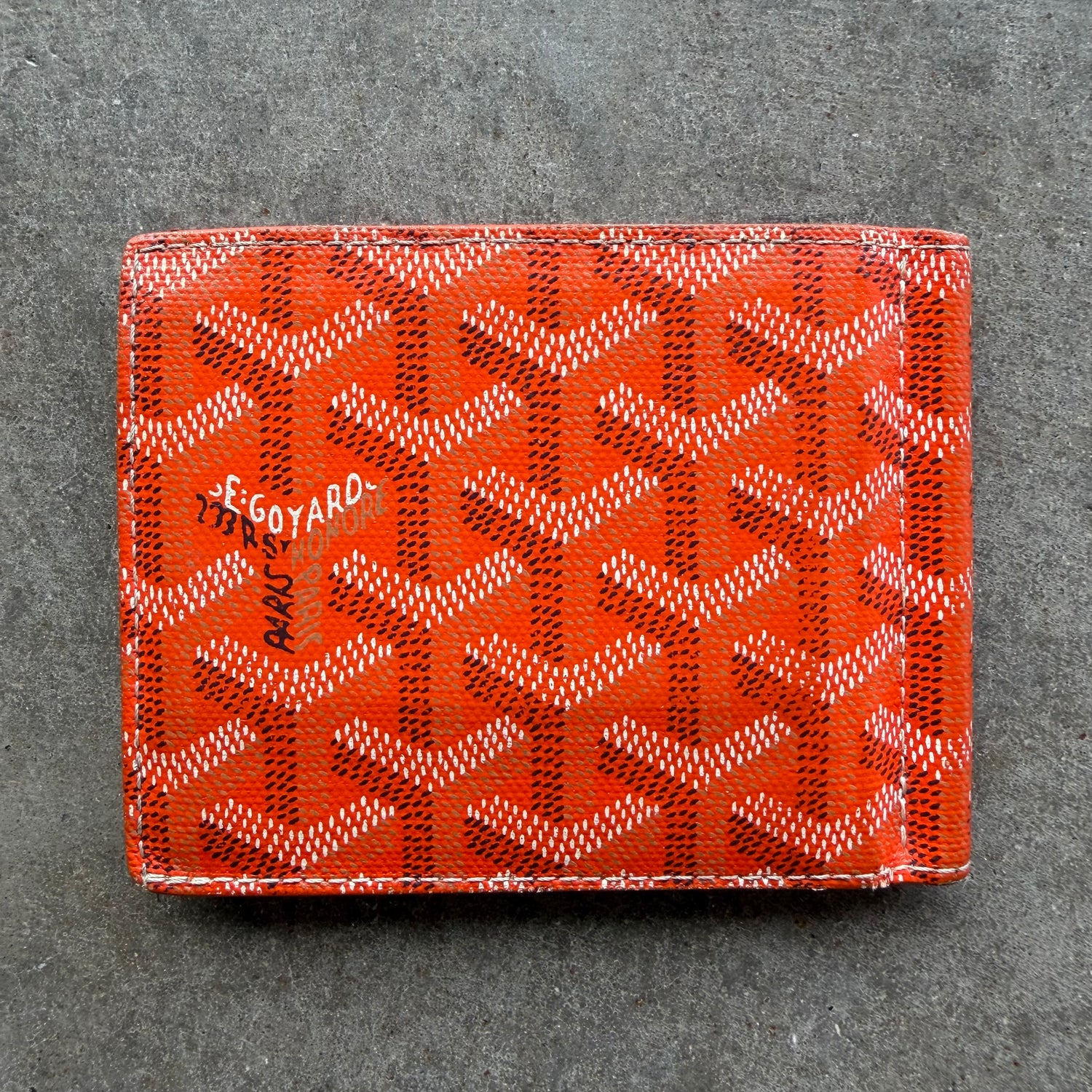 Goyard St Thomas Billfold Orange