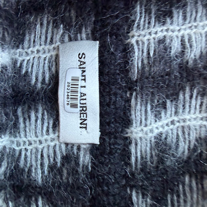 M Saint Laurent Diamond Motif Sweater