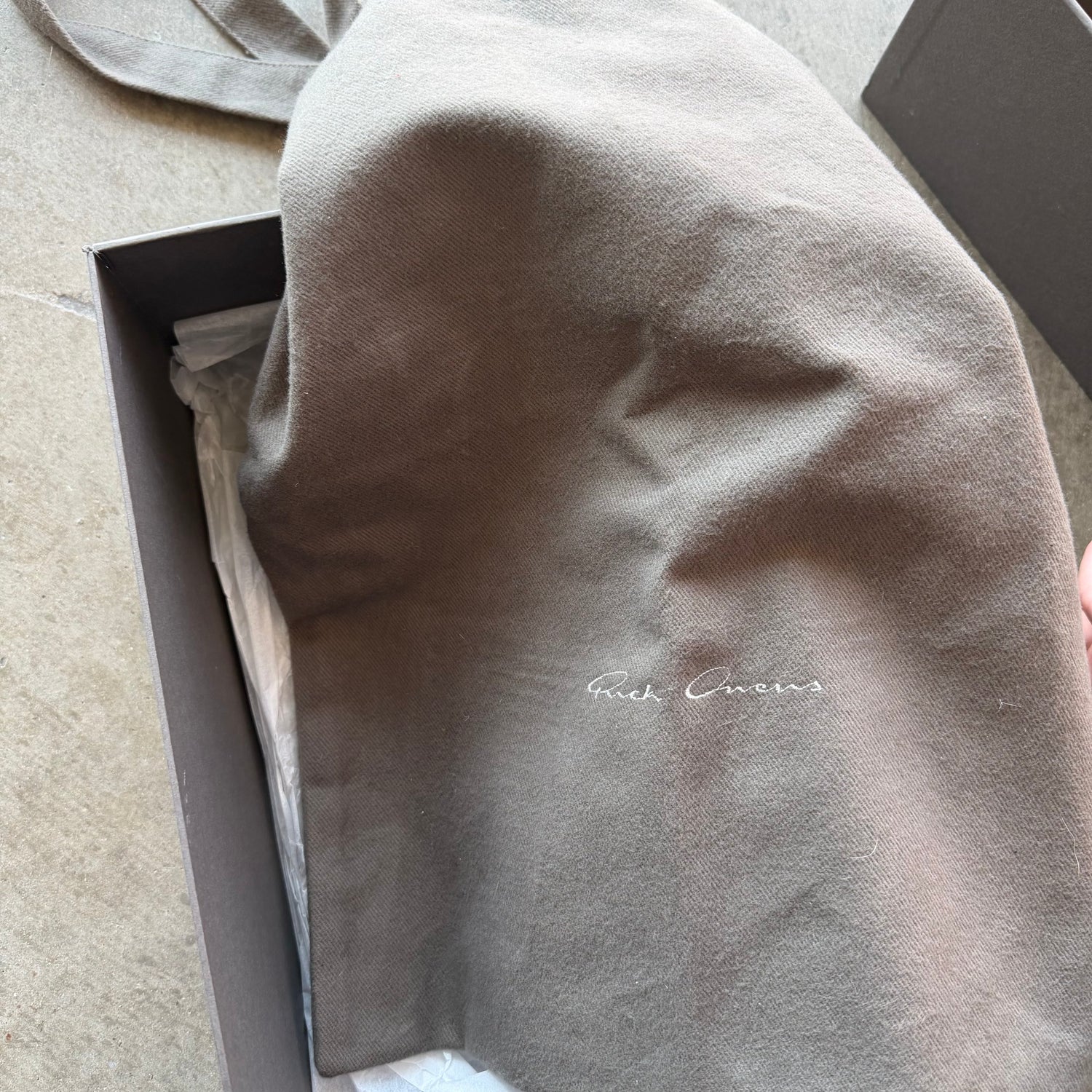 Rick Owens Vintage Sneaker Brown Fur