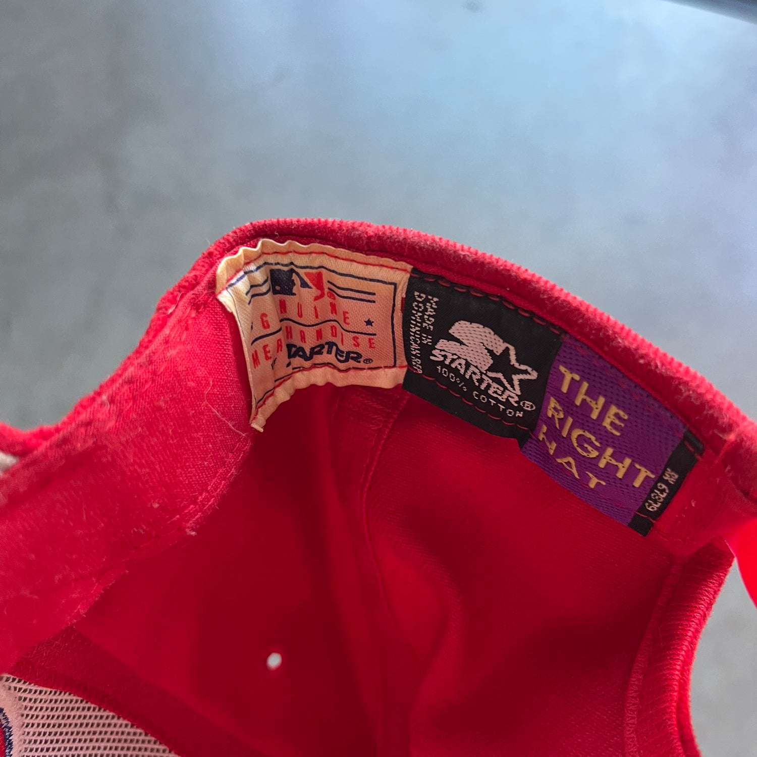 90s Red Greer SnapBack Hat