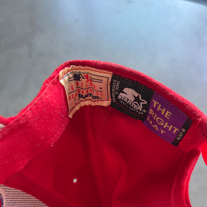 90s Red Greer SnapBack Hat