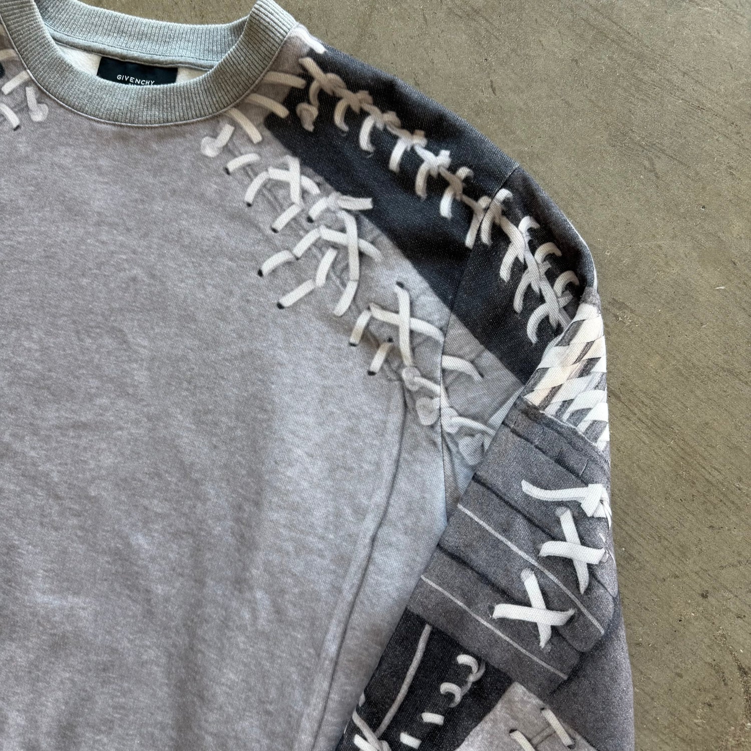 L Givenchy FW13 Baseball Print Crewneck