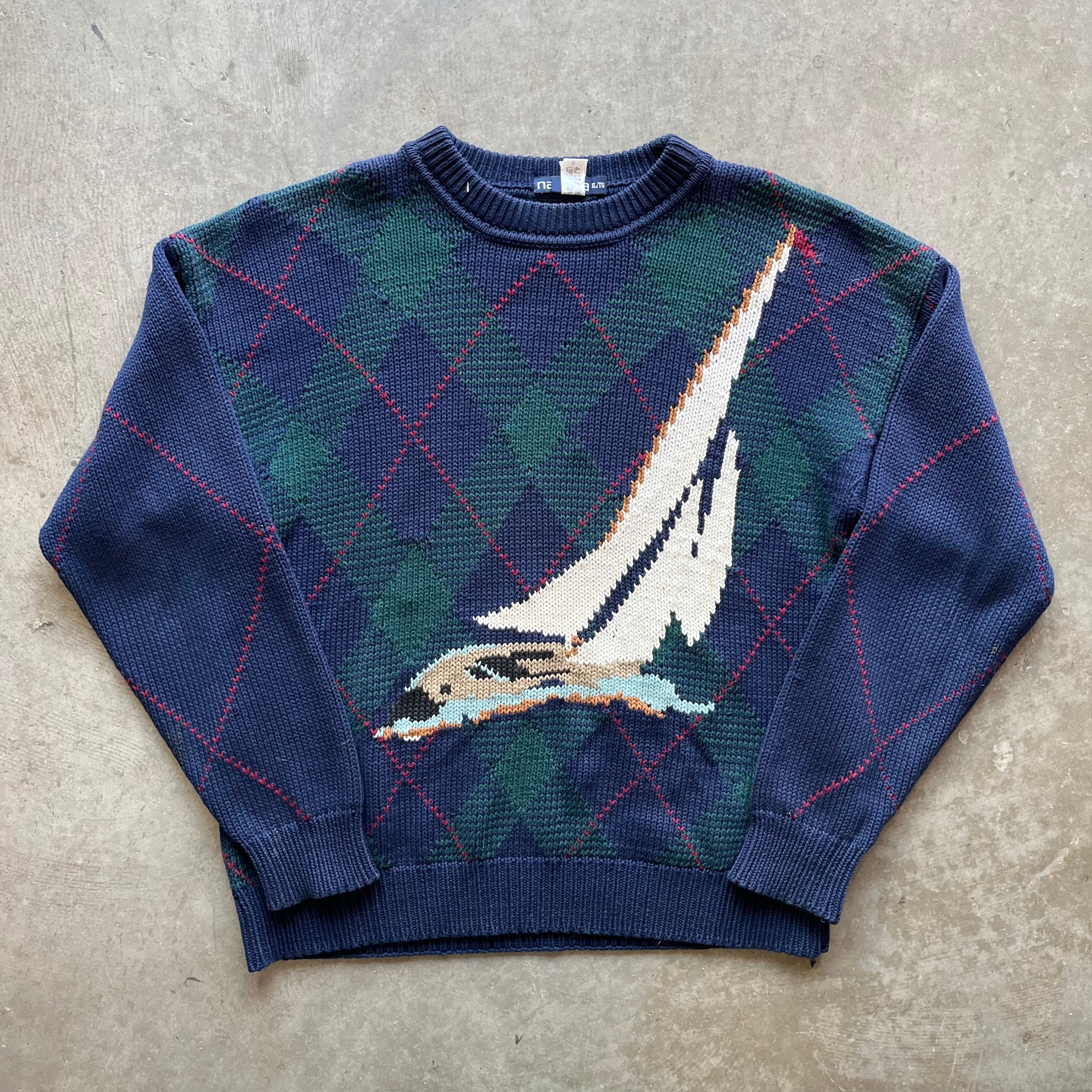 XL 90s Nautica Knit Sweater