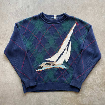 XL 90s Nautica Knit Sweater