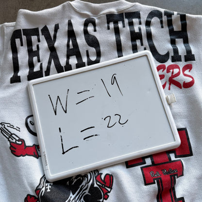 S 90s Texas Tech AOP Crewneck