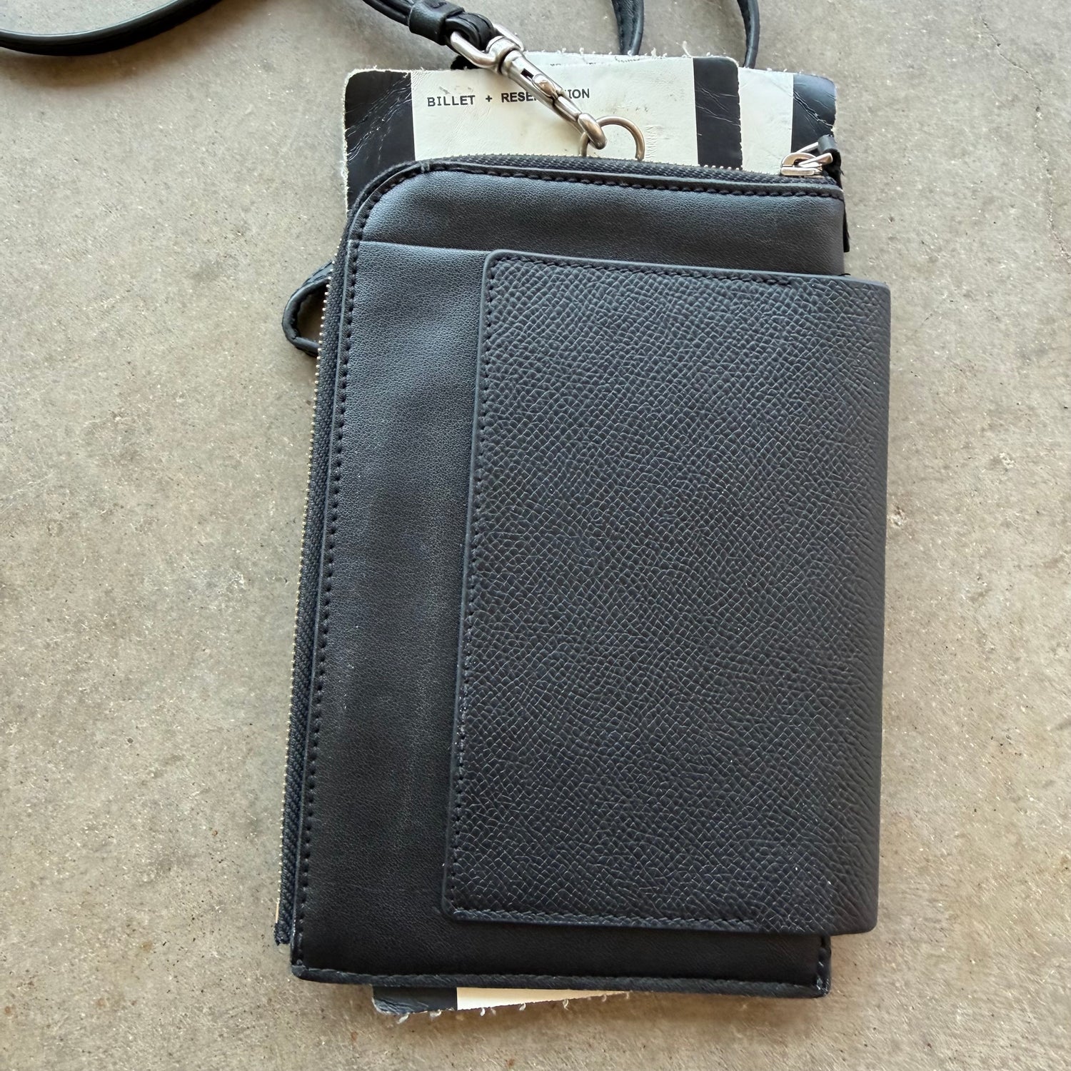 Balenciaga Passport Phone Holder Black
