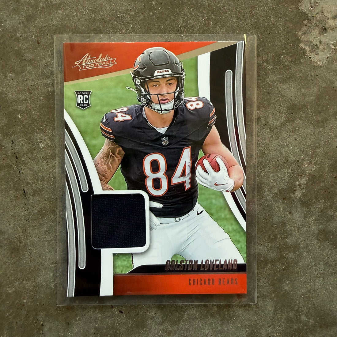 Colston Loveland 2025 Rookie Patch Panini Absolute Football