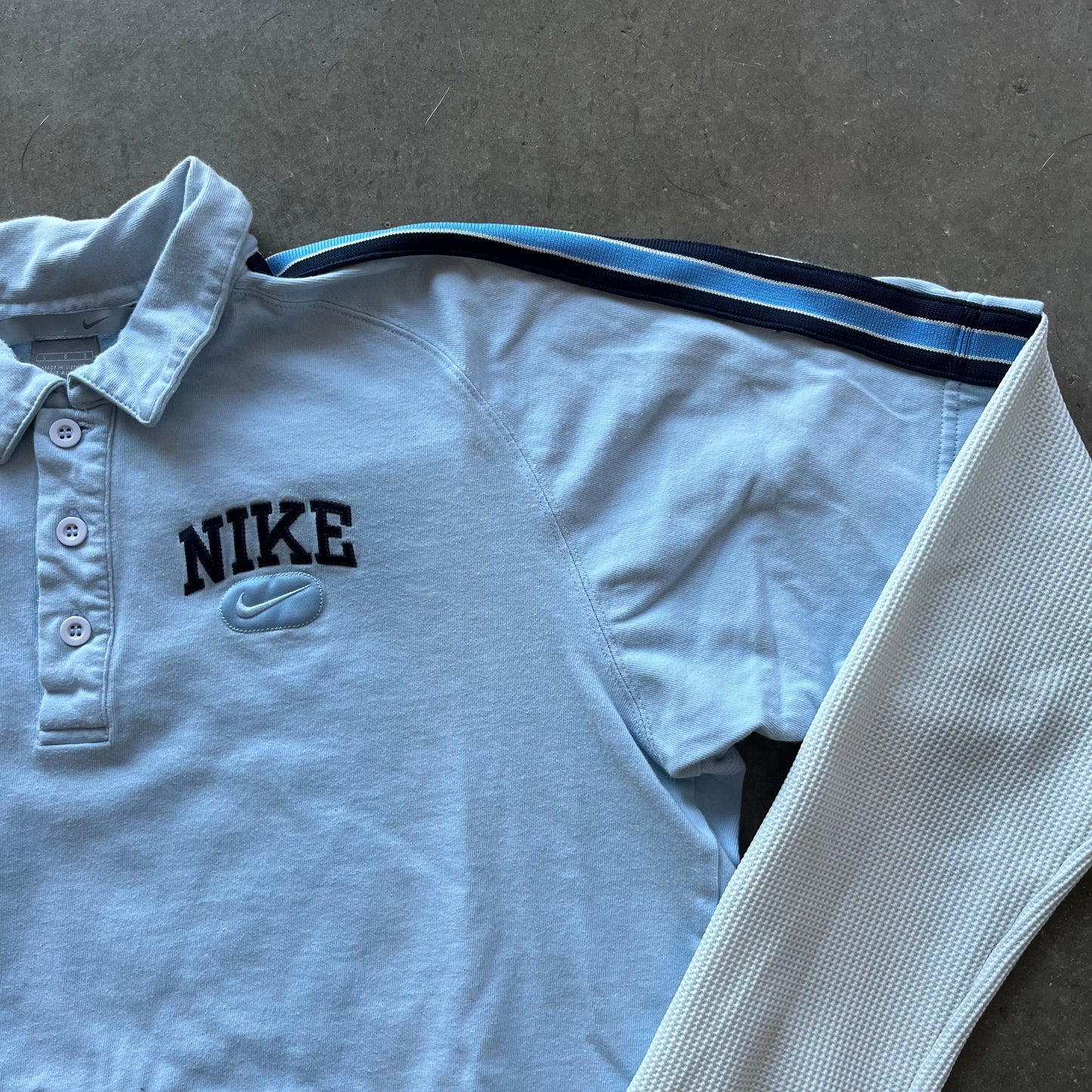 L 00s Double Sleeve Nike Polo