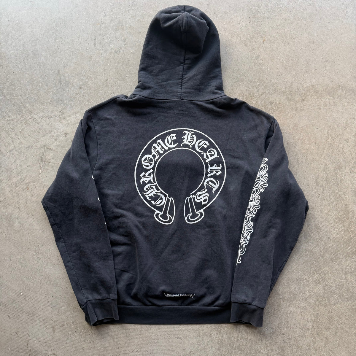 XL Chrome Hearts Floral Horseshoe Hoodie