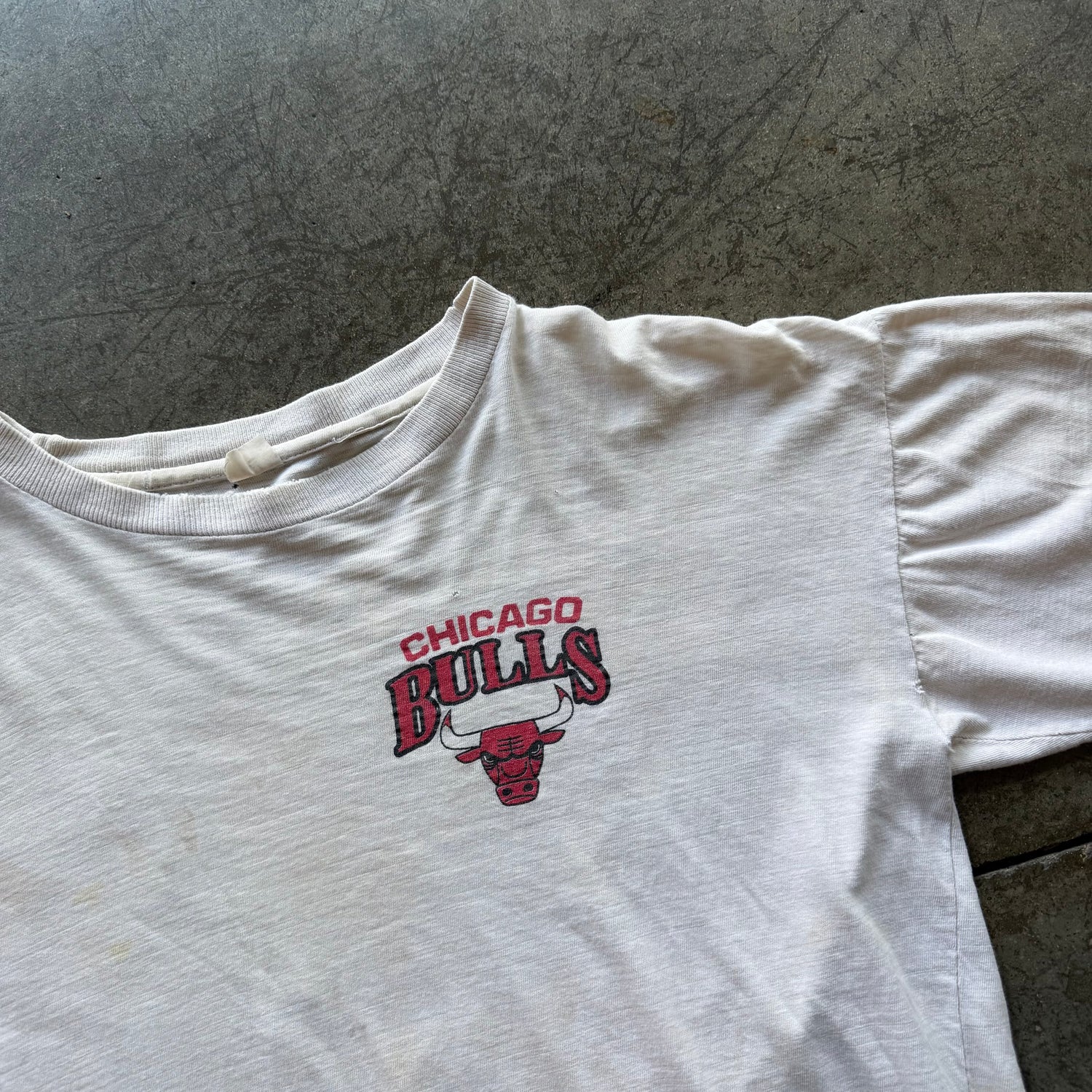 M Thrashed 90s Chicago Bulls Tee