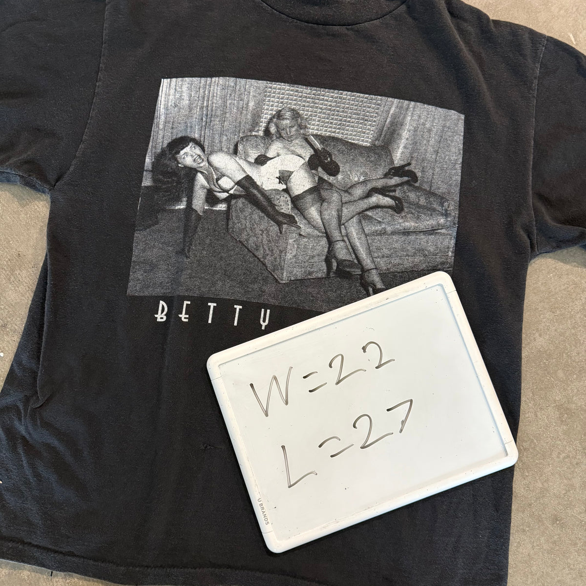 L Betty Page Graphic Tee