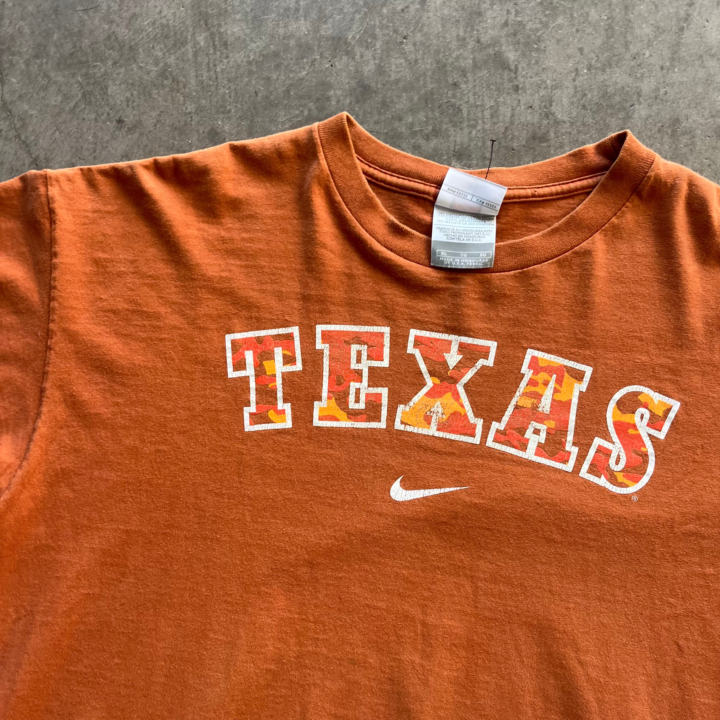 XL 00s Camo Texas Nike Tee
