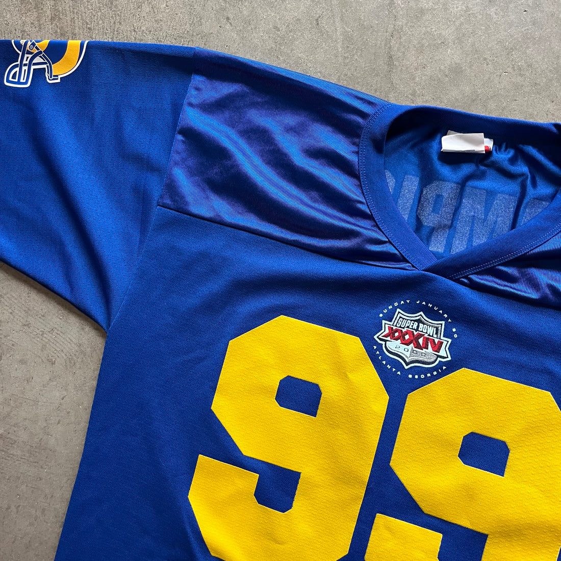 L 00 Rams Super Bowl Jersey