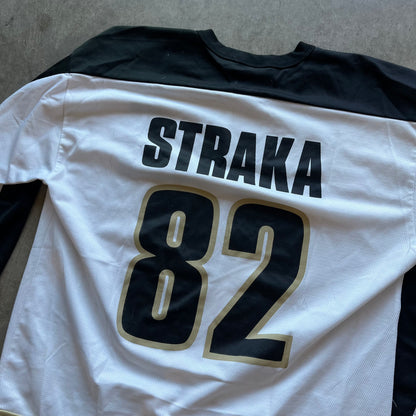 L 90s Penguins Straka Jersey