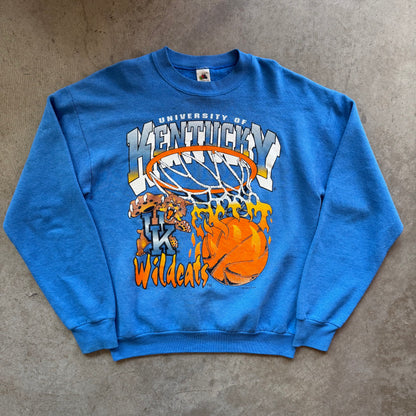 L 90s Kentucky Basketball Crewneck