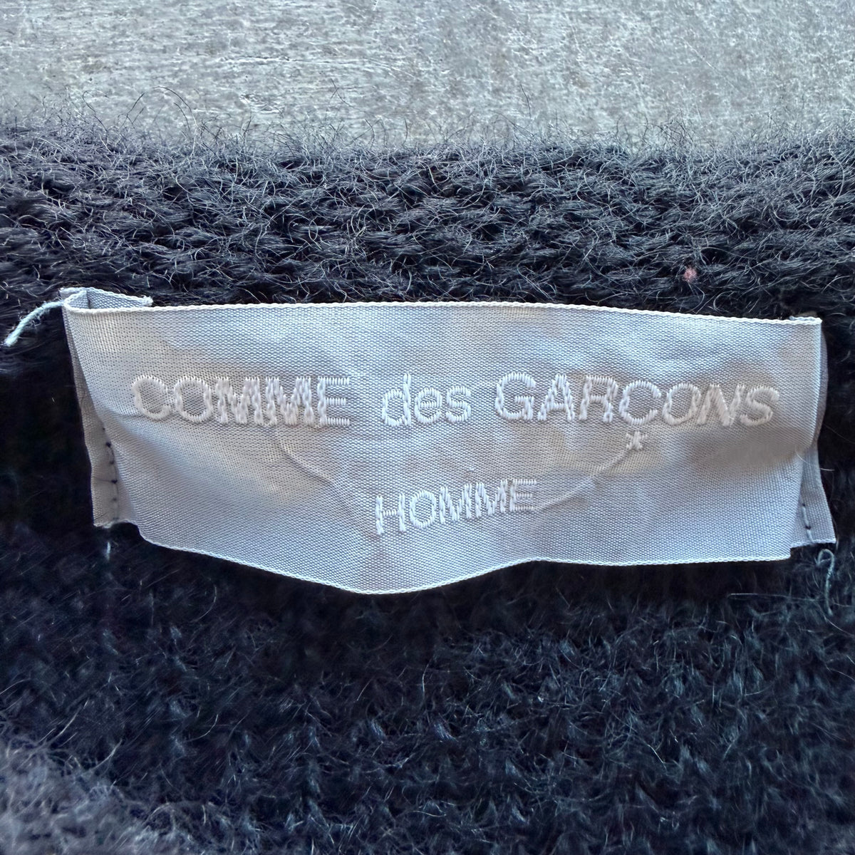 L Comme Des Garçons Homme Wool Knit Sweater