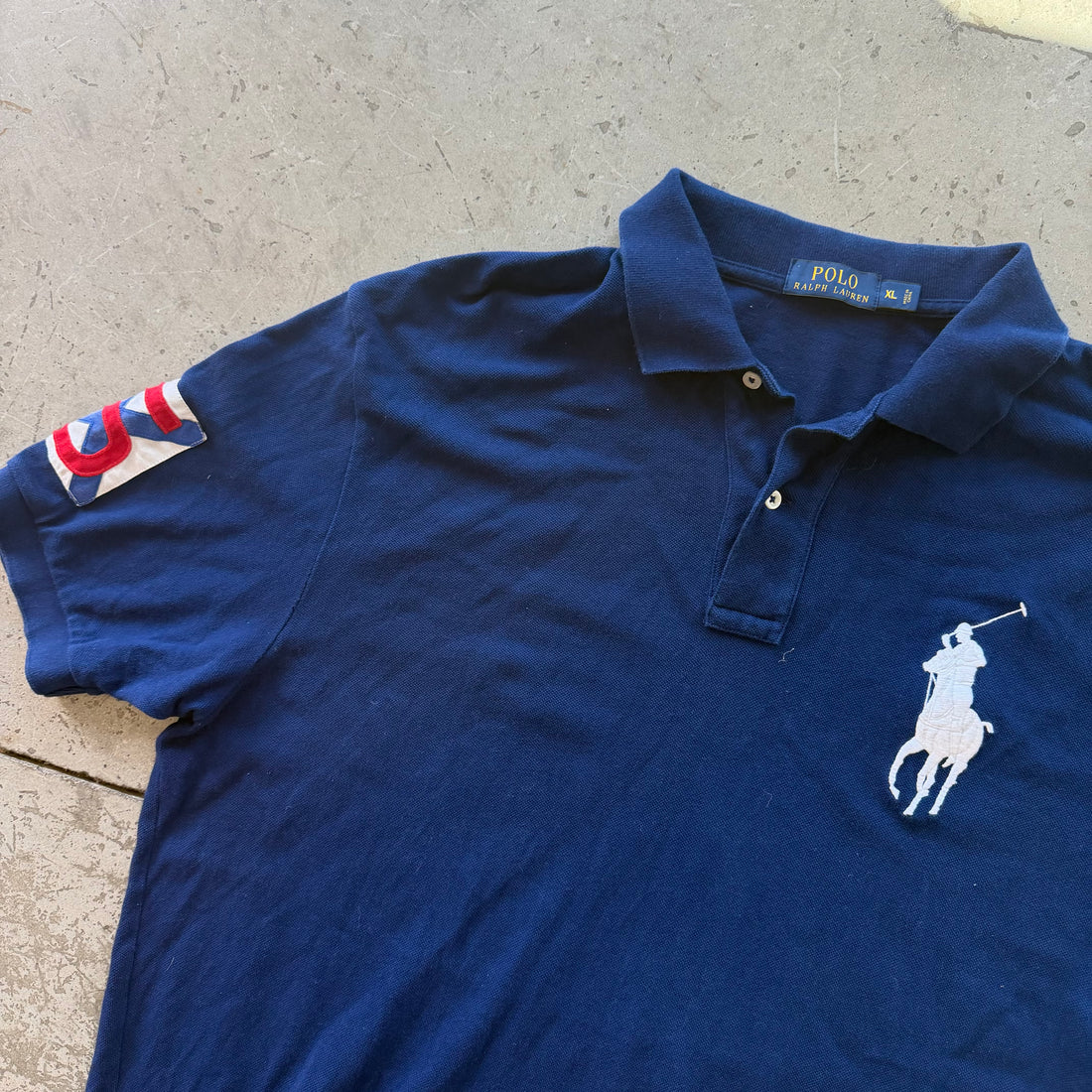 XL Navy Big Horse Polo