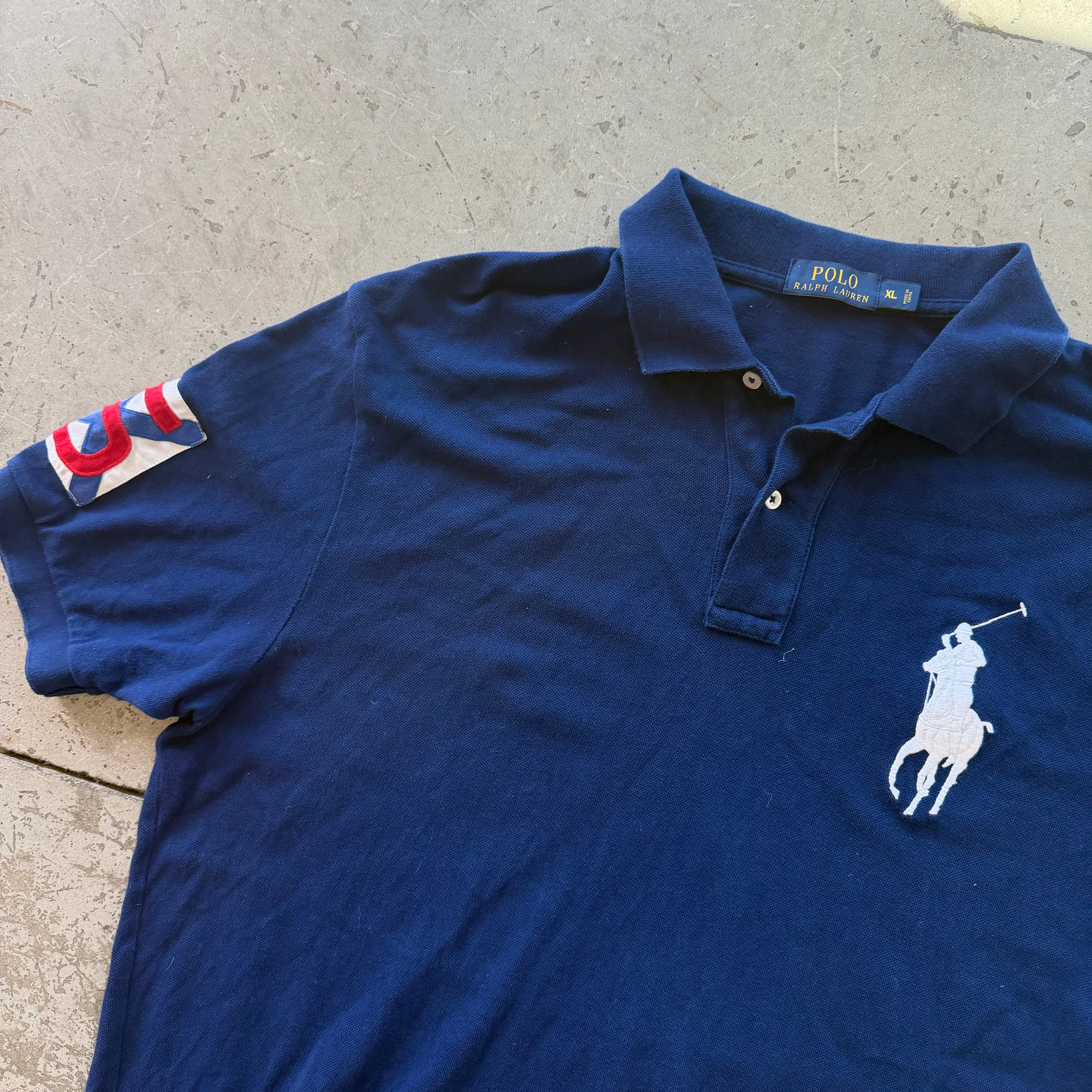 XL Navy Big Horse Polo