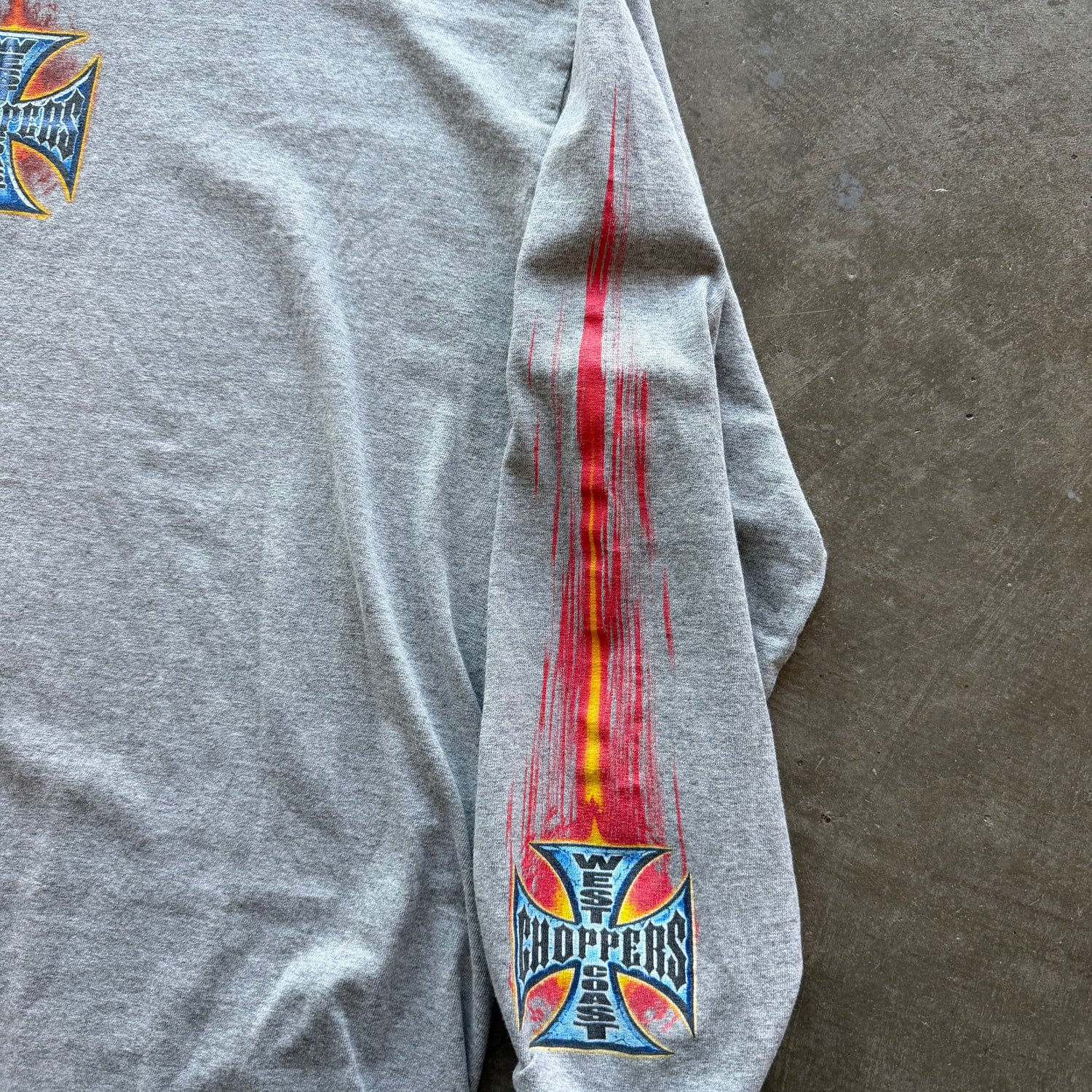 XL West Coast Choppers Flame L/S