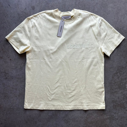 M Light Yellow Fear of God Essentials Tee