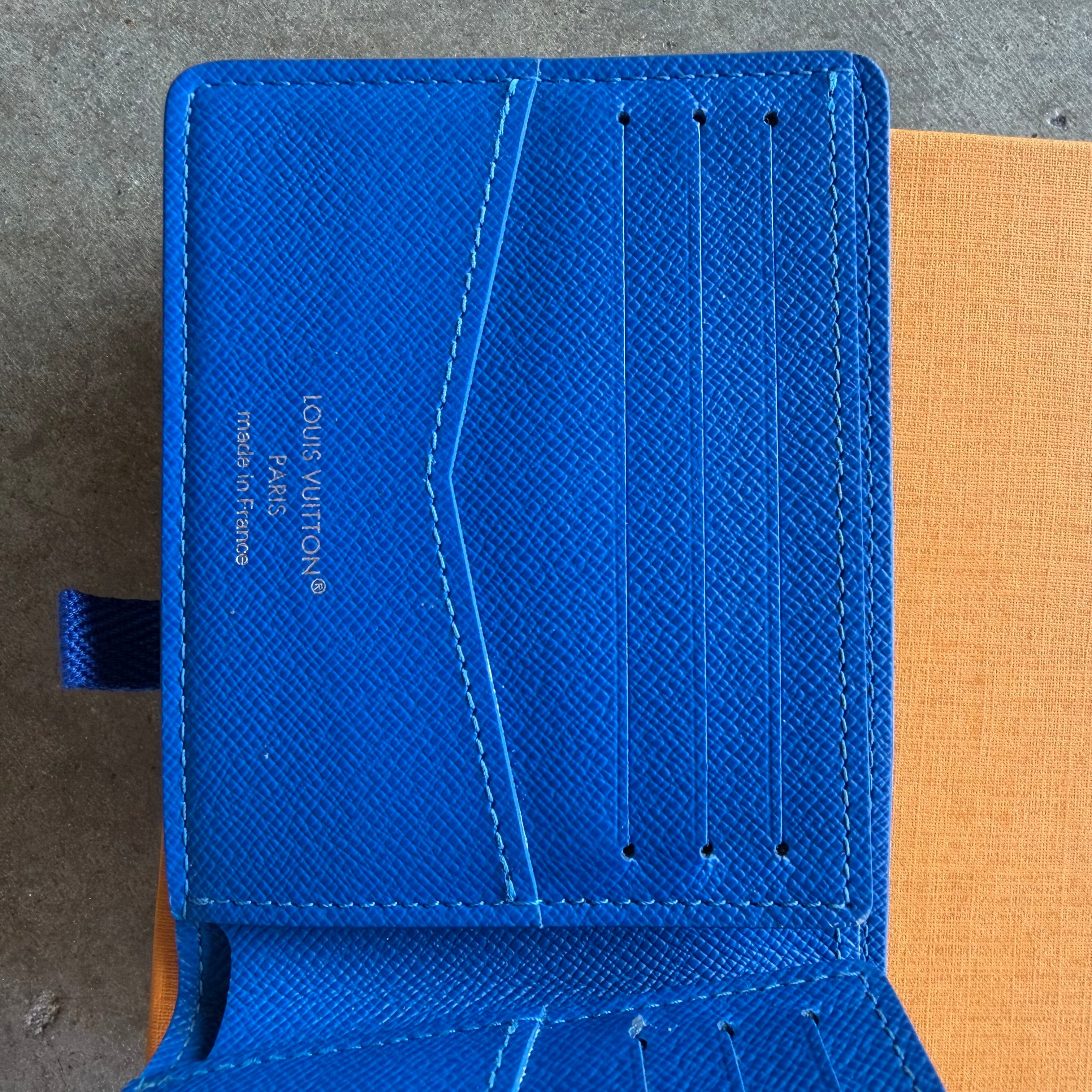 Louis Vuitton Slender Wallet Basketball Blue