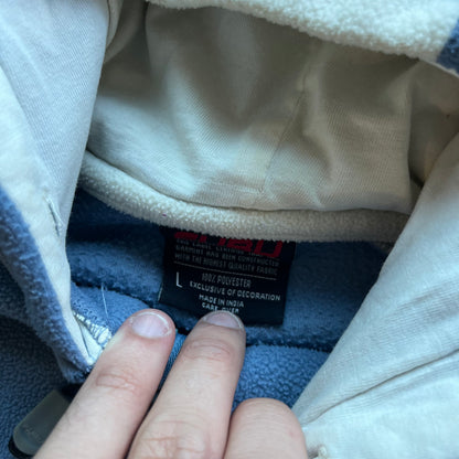 L Y2K Fubu Fleece Full Zip Hoodie