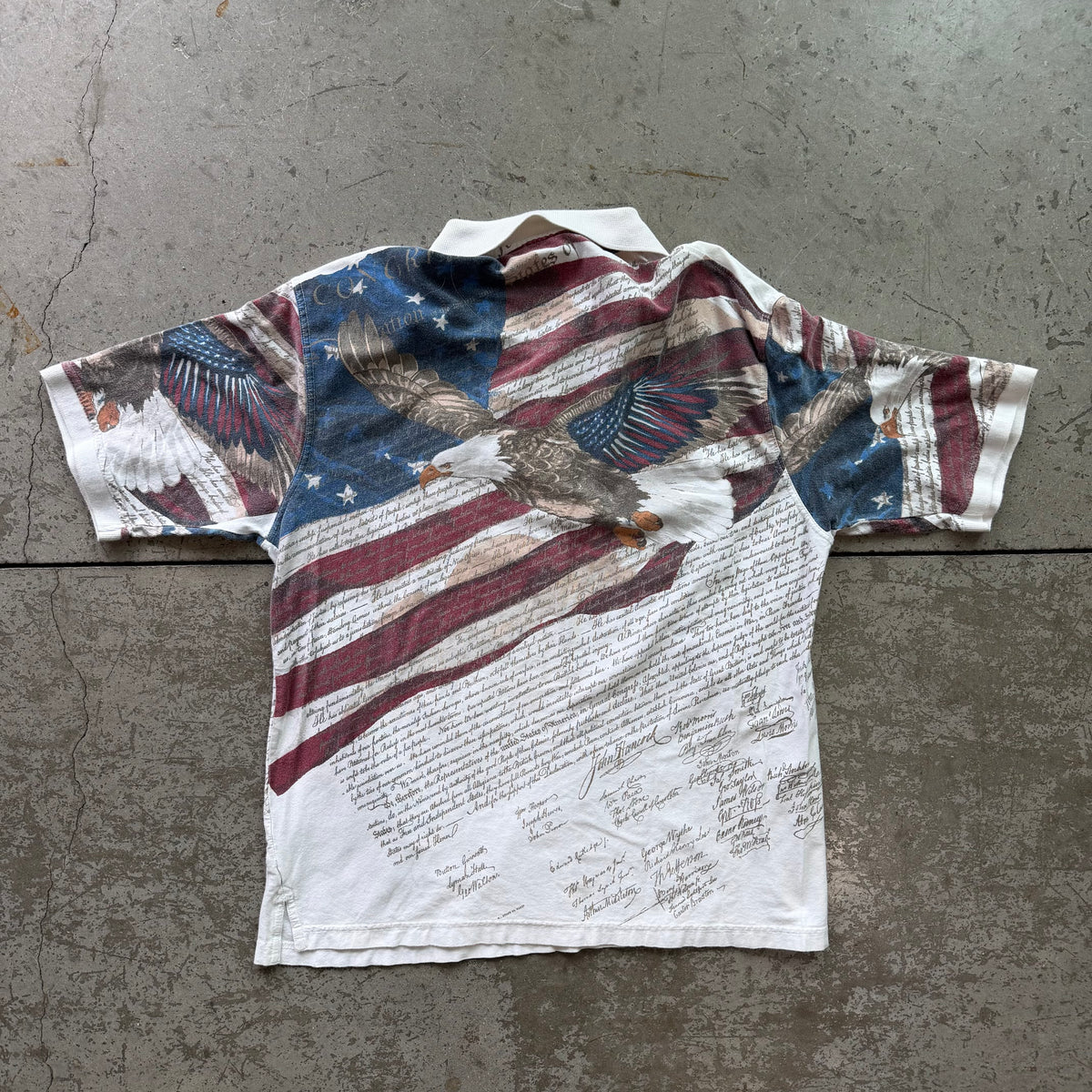 XL Y2K USA Polo Tee