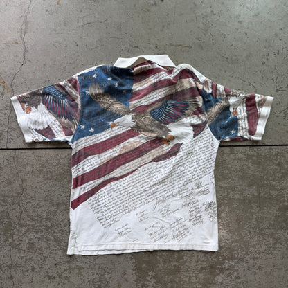 XL Y2K USA Polo Tee
