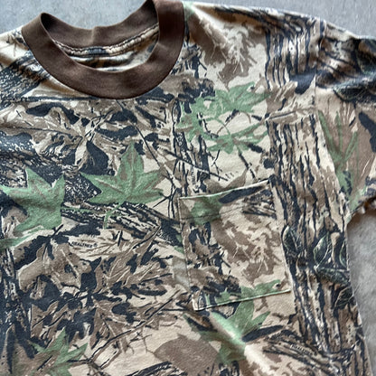 L 90s Blank Camo Tee