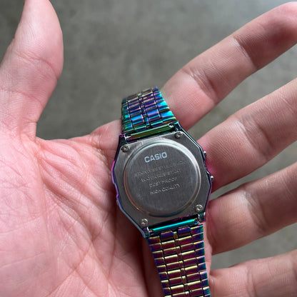 Mexican Bootleg Iridescent Casio Watch
