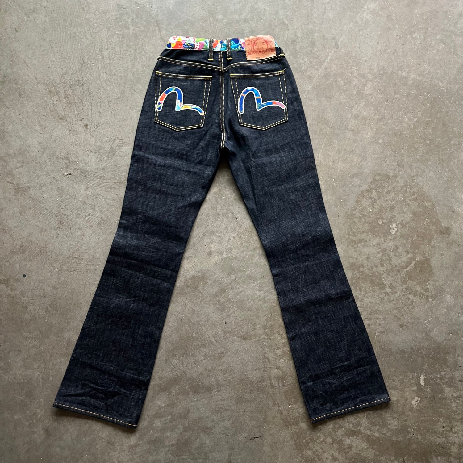 26x32 00s Rainbow Evisu Jeans