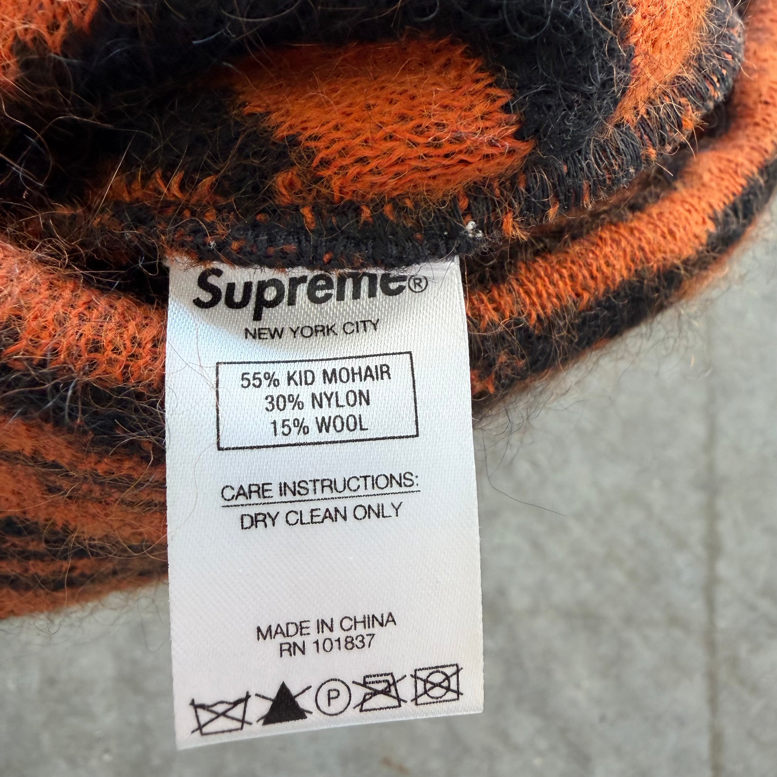 Supreme Tiger Stripe Beanie