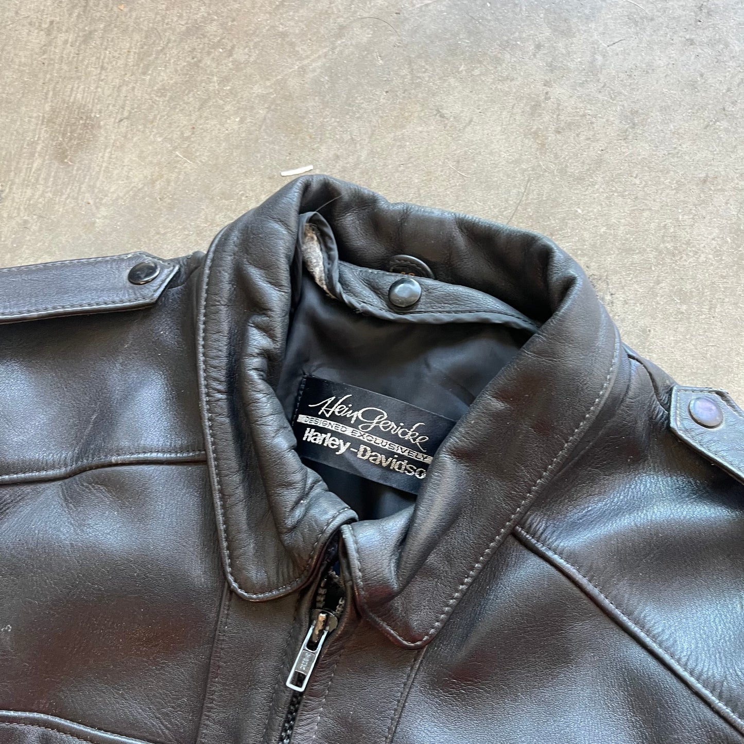 L 90s Harley Davidson Jacket