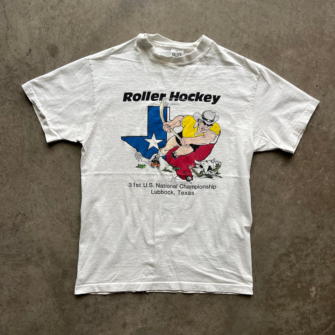 L 90s Roller Hockey Tee