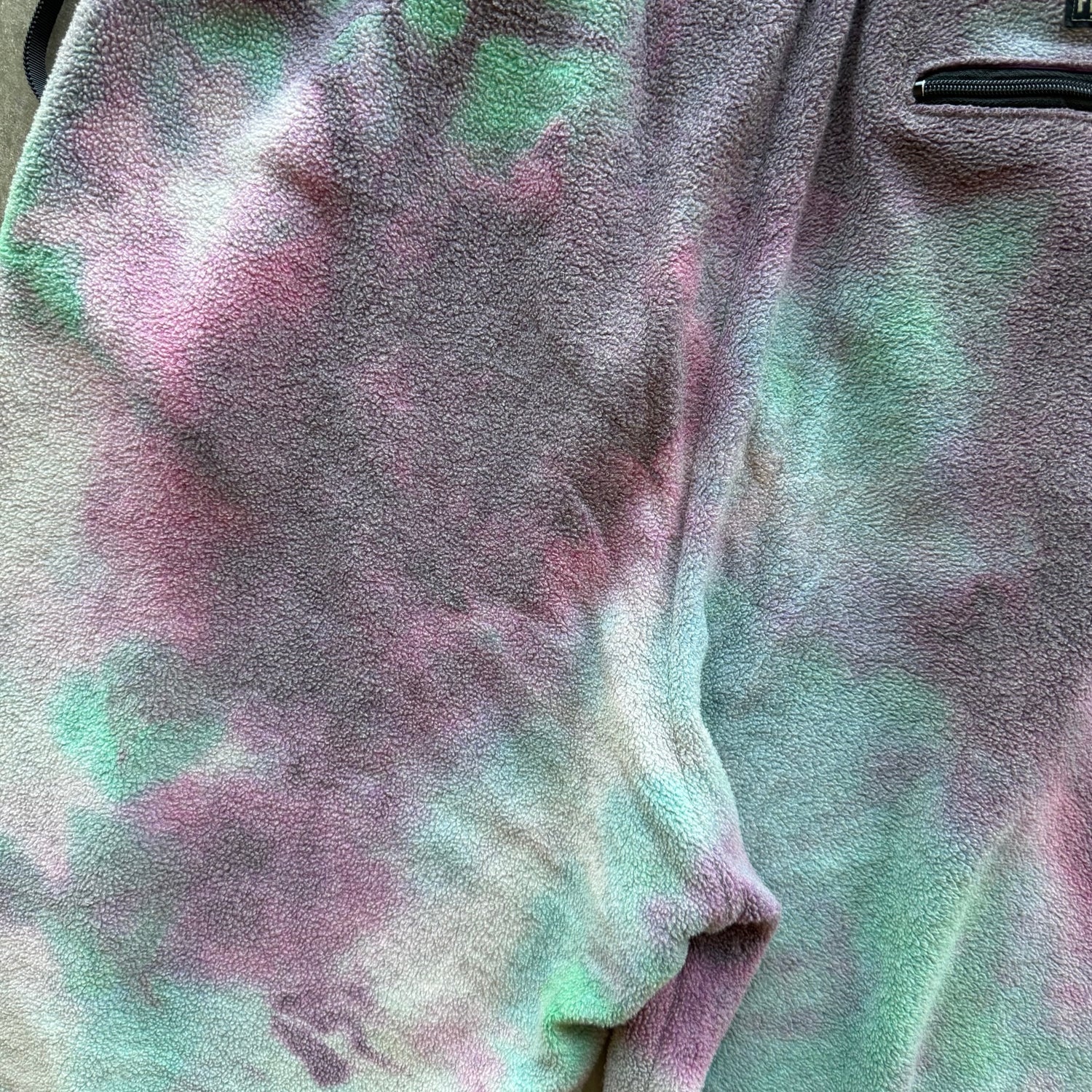 L Kapital Reverse Fleece Tie Dye Easy Pants