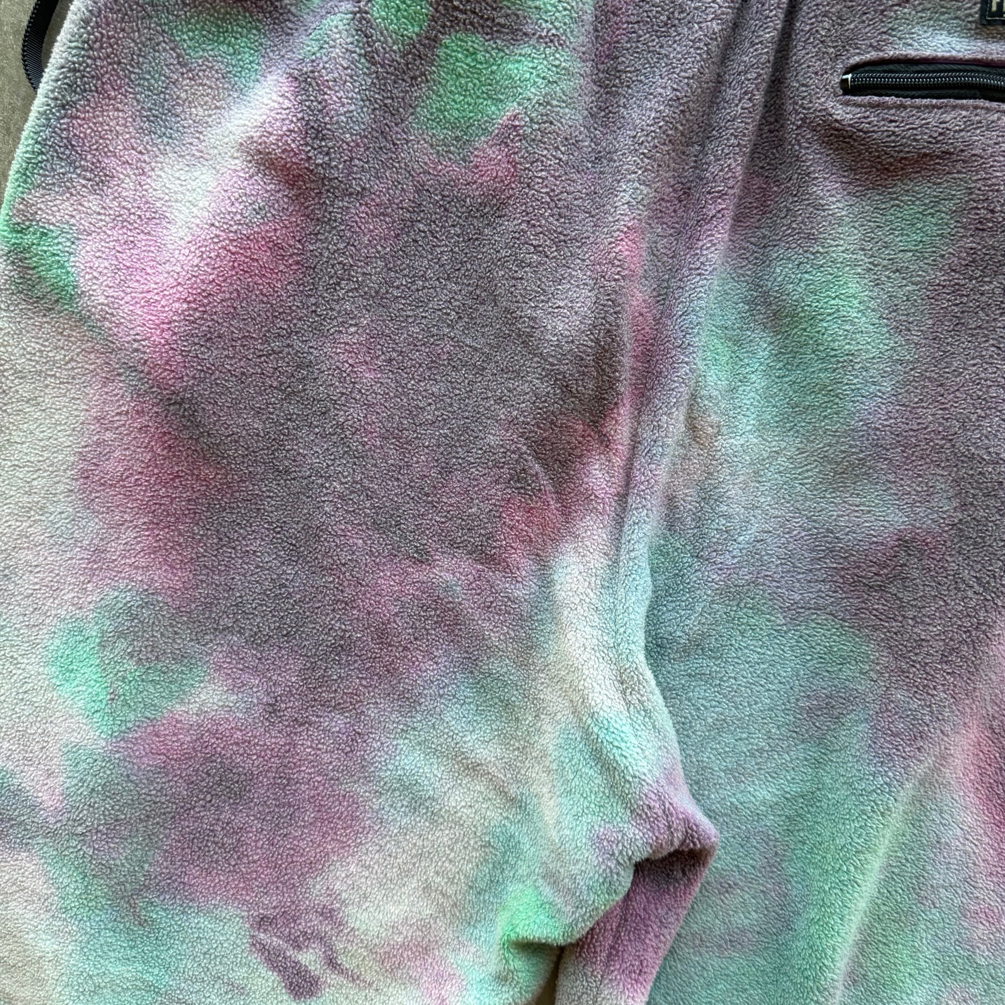 L Kapital Reverse Fleece Tie Dye Easy Pants