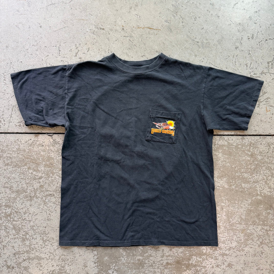 L 90s Harley Eagle Tee