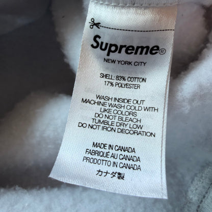 L Supreme Graffiti Logo Hoodie Gray