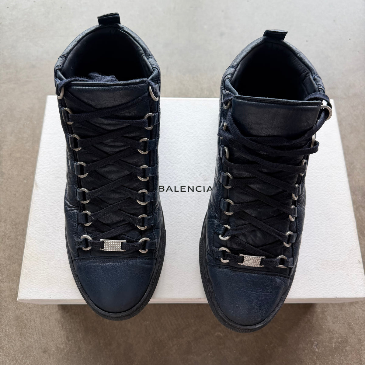 7 Balenciaga Arena High Navy