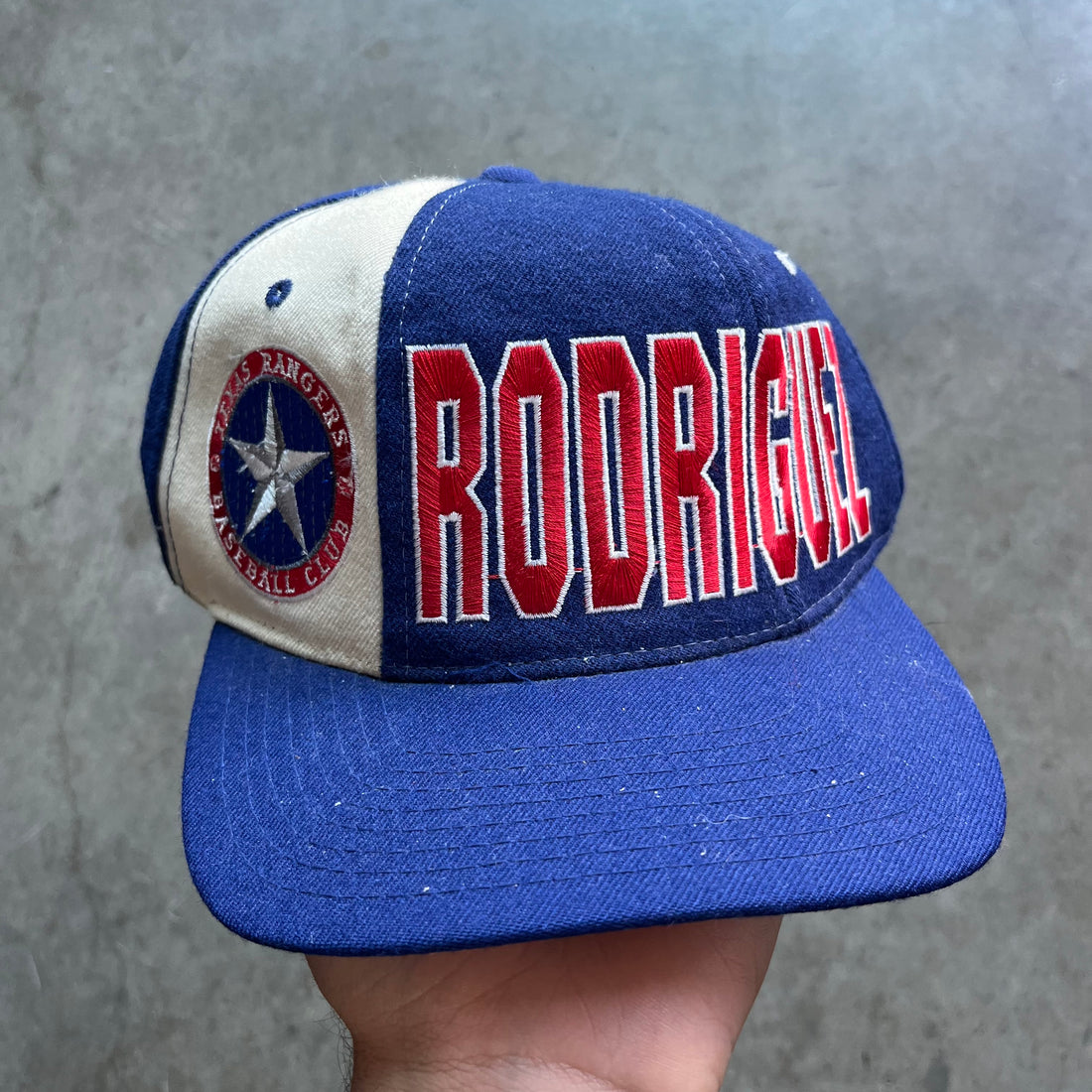 90s Rangers Rodriguez SnapBack Hat