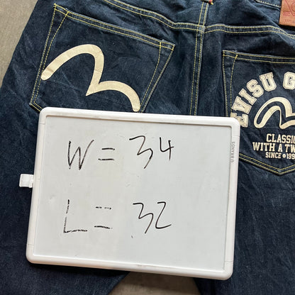 34x32 00s Evisu Genes Jeans