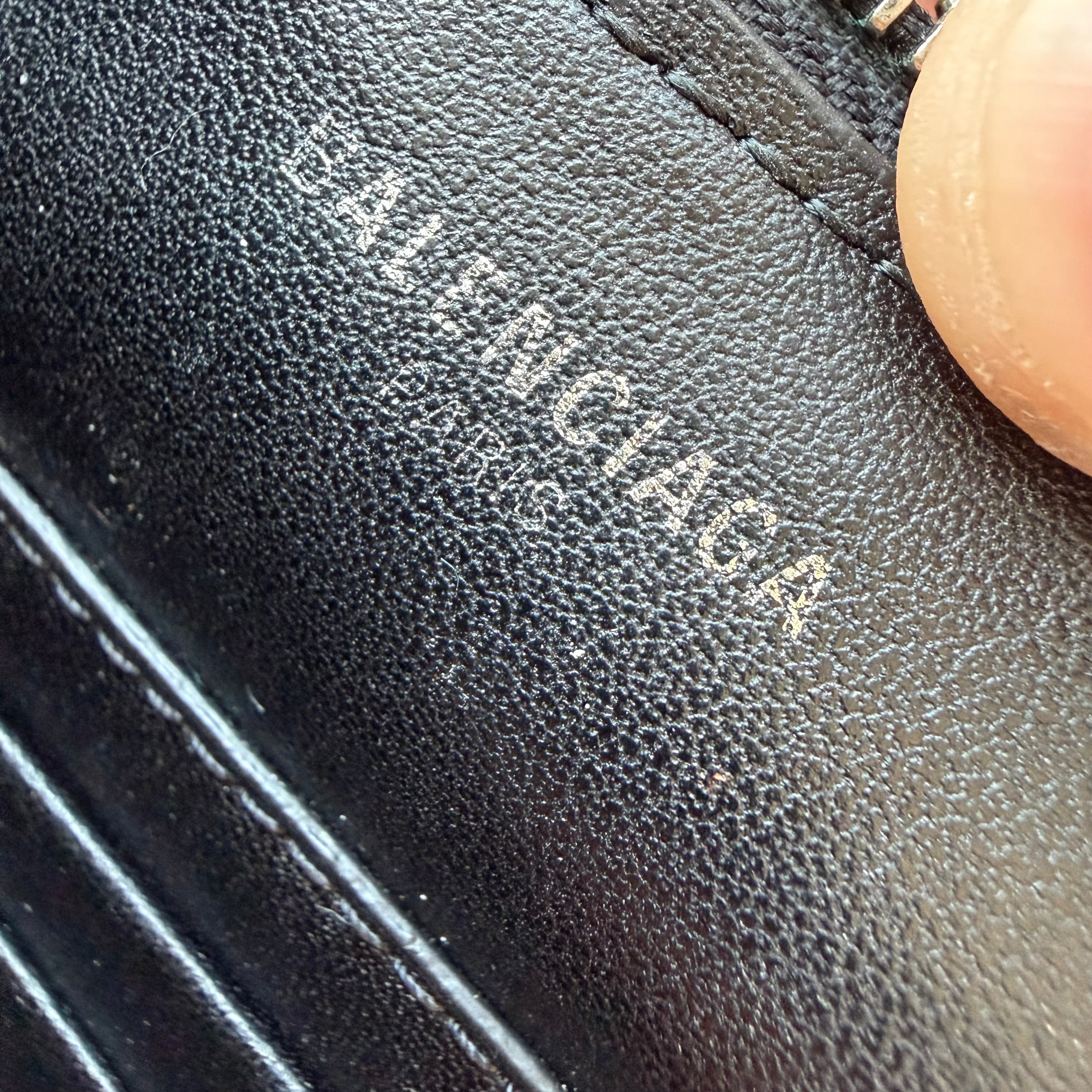 Balenciaga Passport Phone Holder Black