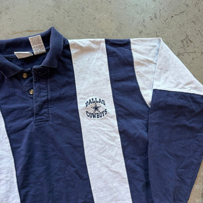 L 90s Dallas Cowboys Rugby Polo