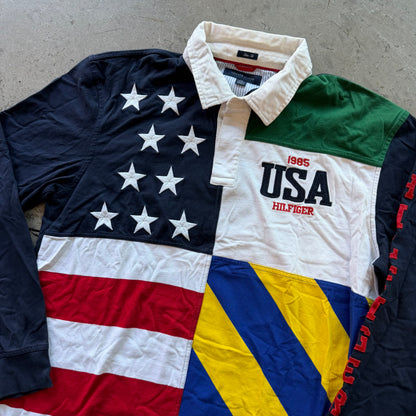 XXL 00s Tommy Hilfiger Rugby Polo