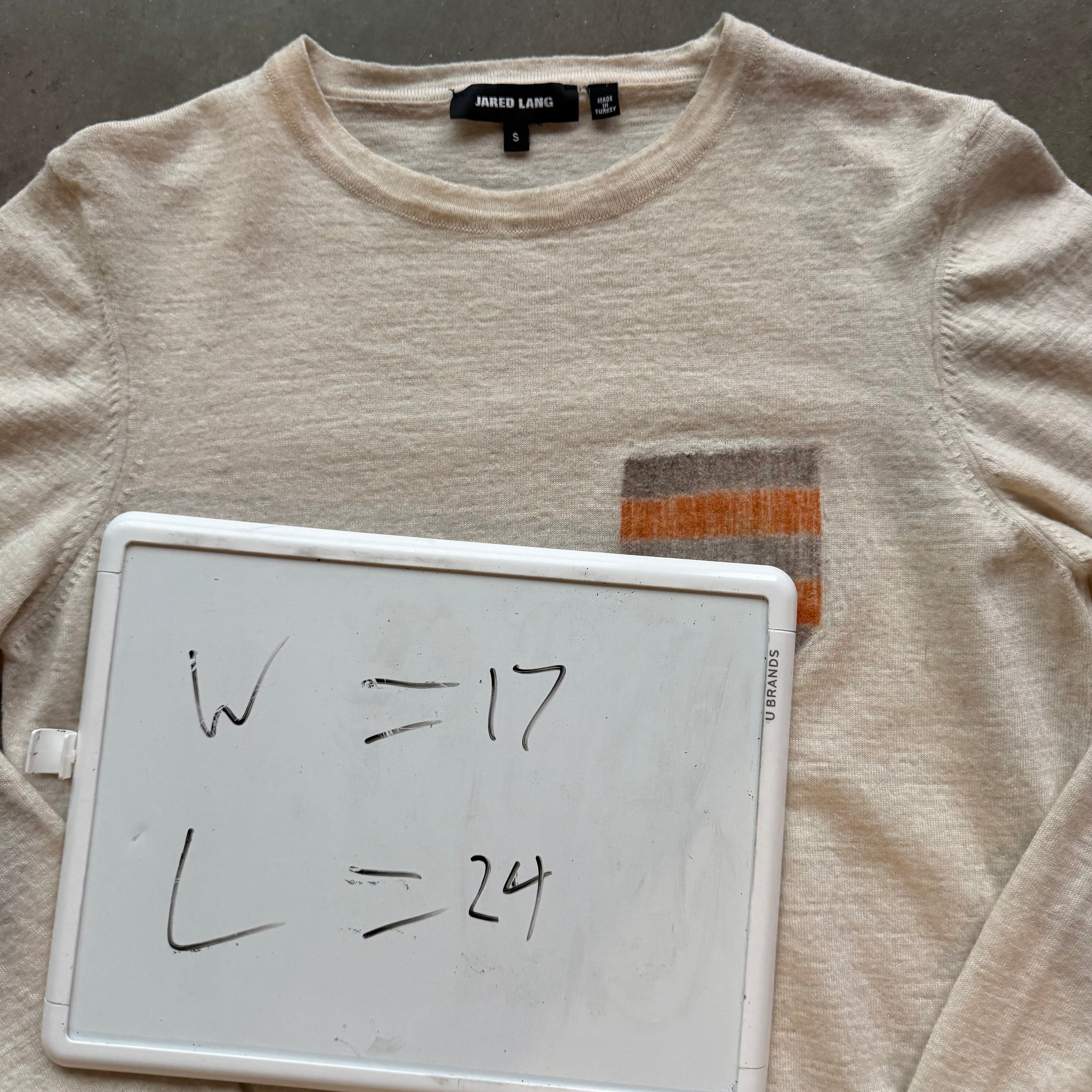 S Jared Lang Wool Sweater/Shirt