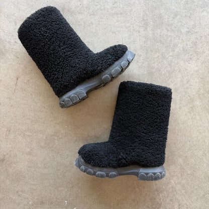 10 Rick Owens Shearling Lunar Tractor Boots
