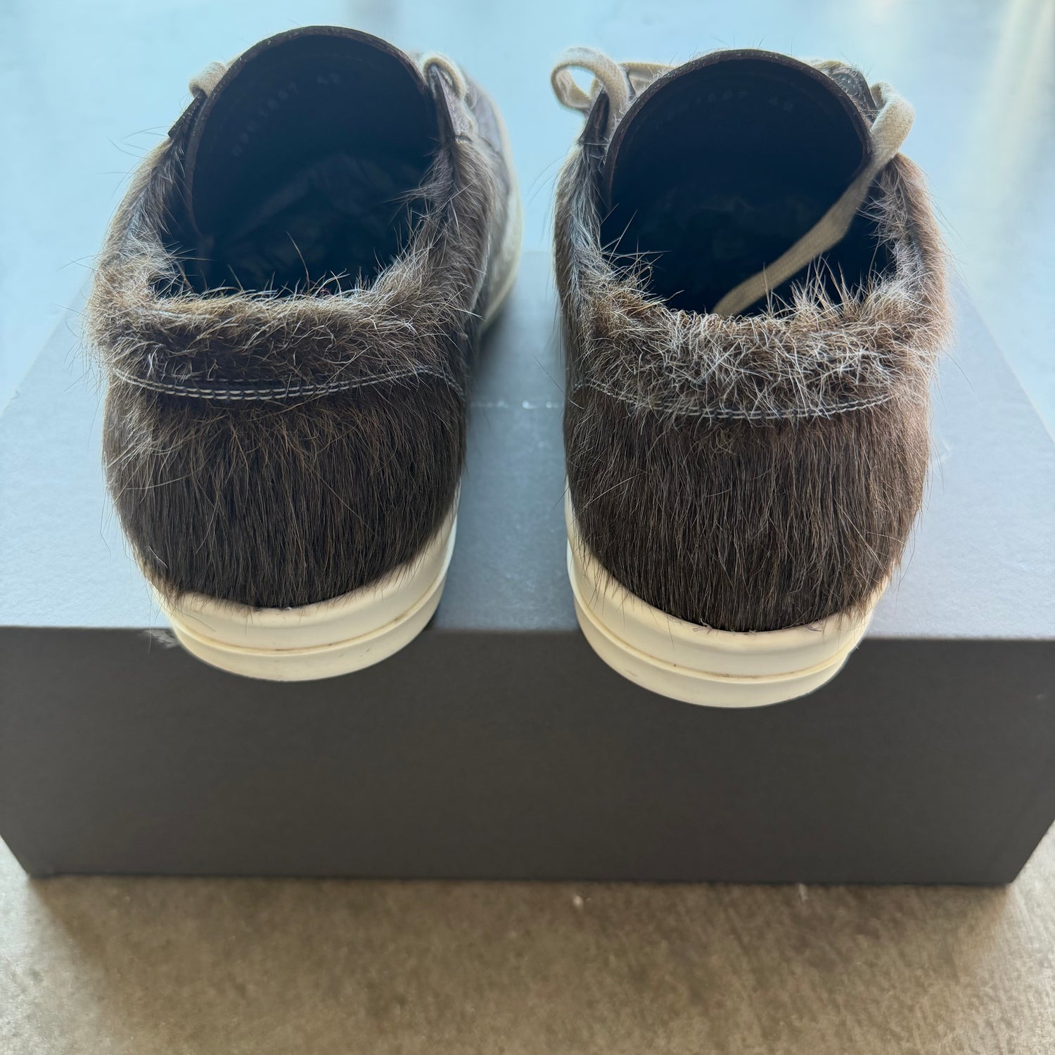 Rick Owens Vintage Sneaker Brown Fur